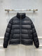 Prada Black Quilted Logo Puffer Jacket