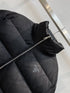 Prada Black Quilted Logo Puffer Jacket