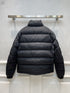 Prada Black Quilted Logo Puffer Jacket