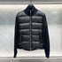 Dior Oblique Sweater Sleeve Down Jacket