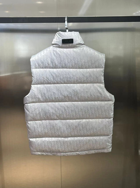 Dior All-Over Pattern Quilted Down Vest
