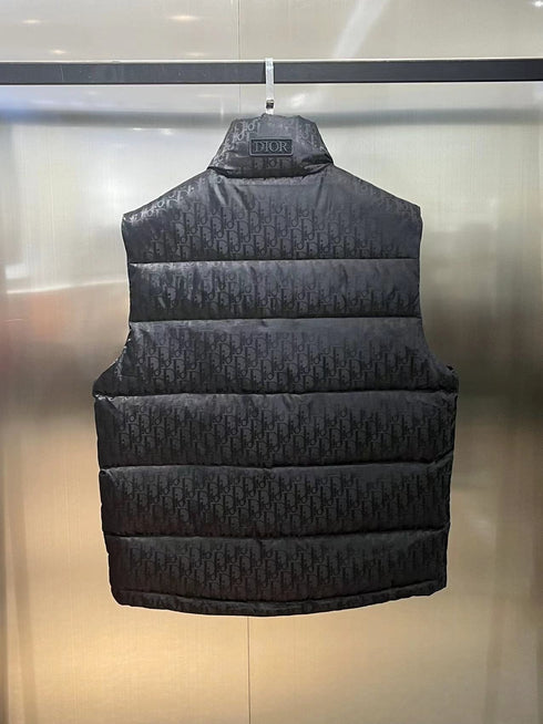 Dior All-Over Pattern Quilted Down Vest