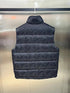 Dior Black Geometric Quilted Down Vest