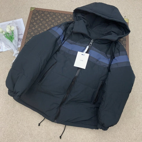 Dior Reversible Hooded Monogram Puffer Jacket