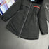Prada Fur-Trim Hood Long Down Jacket