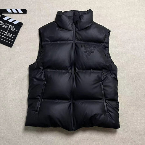 Prada Black Quilted Padded Vest
