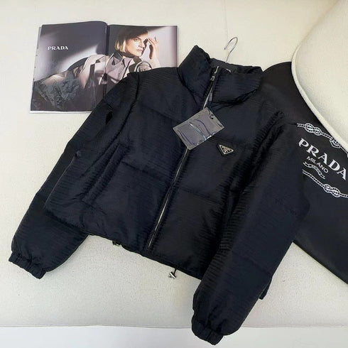 Prada Cropped Quilted Puffer Jacket