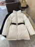 Prada Reversible Belted Long Puffer Jacket