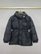 Prada Hooded Gathered-Waist Puffer Jacket