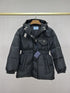 Prada Hooded Gathered-Waist Puffer Jacket