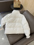 Prada Reversible Cropped Puffer Jacket with Removable Bow Scarf