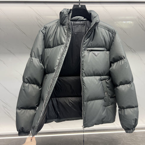 Prada Quilted Stand-Collar Puffer Jacket