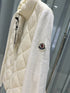 Moncler Diamond-Quilted Knit Sleeve Jacket