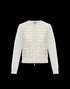 Moncler Women's Quilted Knit-Sleeve Zip-Front Jacket