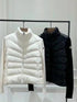 Moncler Quilted Knit Sleeve Down Jacket