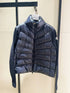 Moncler Quilted Knit Sleeve Down Jacket