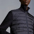Moncler Black Hybrid Padded Knit Zip Jacket