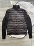 Moncler Black Hybrid Padded Knit Zip Jacket
