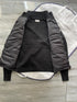 Moncler Black Hybrid Padded Knit Zip Jacket
