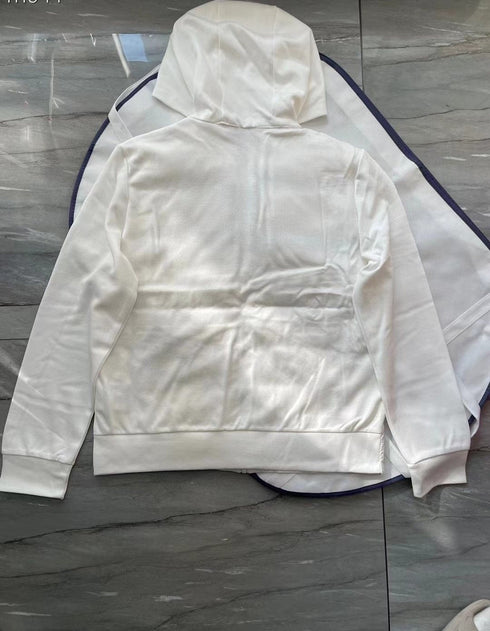 Moncler Hooded Knit-Sleeve Puffer Jacket