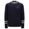 Moncler Navy Chest Monogram Knit Sweater