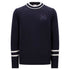 Moncler Navy Chest Monogram Knit Sweater