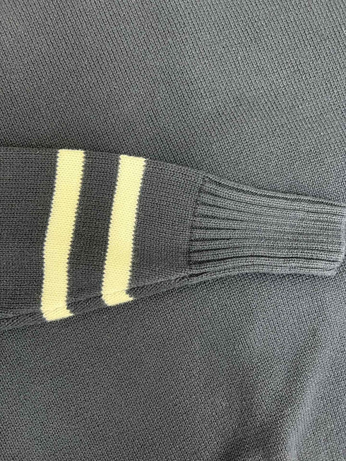 Moncler Navy Chest Monogram Knit Sweater