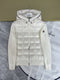 Moncler Hooded Knit Quilted Jacket