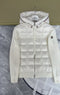 Moncler Quilted-Front Hooded Zip Jacket