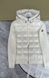 Moncler Quilted-Front Hooded Zip Jacket