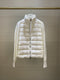 Moncler Women's Knit-Sleeve Hybrid Puffer Jacket