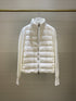 Moncler Women's Knit-Sleeve Hybrid Puffer Jacket