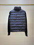 Moncler Women's Knit-Sleeve Hybrid Puffer Jacket