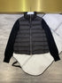 Moncler Women's Knit-Sleeve Hybrid Puffer Jacket
