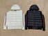 Moncler Men's Hooded Knit-Sleeve Down Jacket