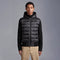 Moncler Men's Hooded Knit-Sleeve Down Jacket