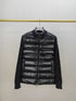 Moncler Quilted Knit-Sleeve Jacket