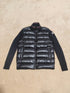 Moncler Quilted Knit-Sleeve Jacket