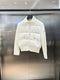 Moncler Women's Knit Sleeve Down Jacket