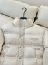 CELINE Cropped Triomphe Monogram Puffer Jacket
