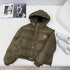 Celine Cropped Hooded Puffer Coat