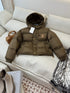 Celine Cropped Hooded Puffer Coat