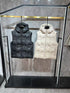LV Tonal Monogram Hooded Quilted Vest