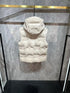 LV Tonal Monogram Hooded Quilted Vest