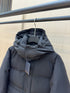 LV Tonal Pattern Hooded Puffer Coat