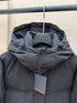 LV Tonal Pattern Hooded Puffer Coat
