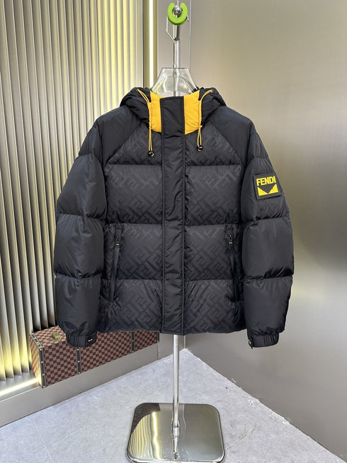 Fendi Hooded Quilted Puffer Jacket
