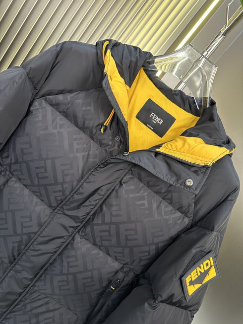Fendi Hooded Quilted Puffer Jacket