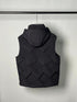 Fendi Geometric-Quilted Hooded Down Vest