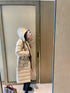 Burberry Belted Double-Breasted Long Down Jacket